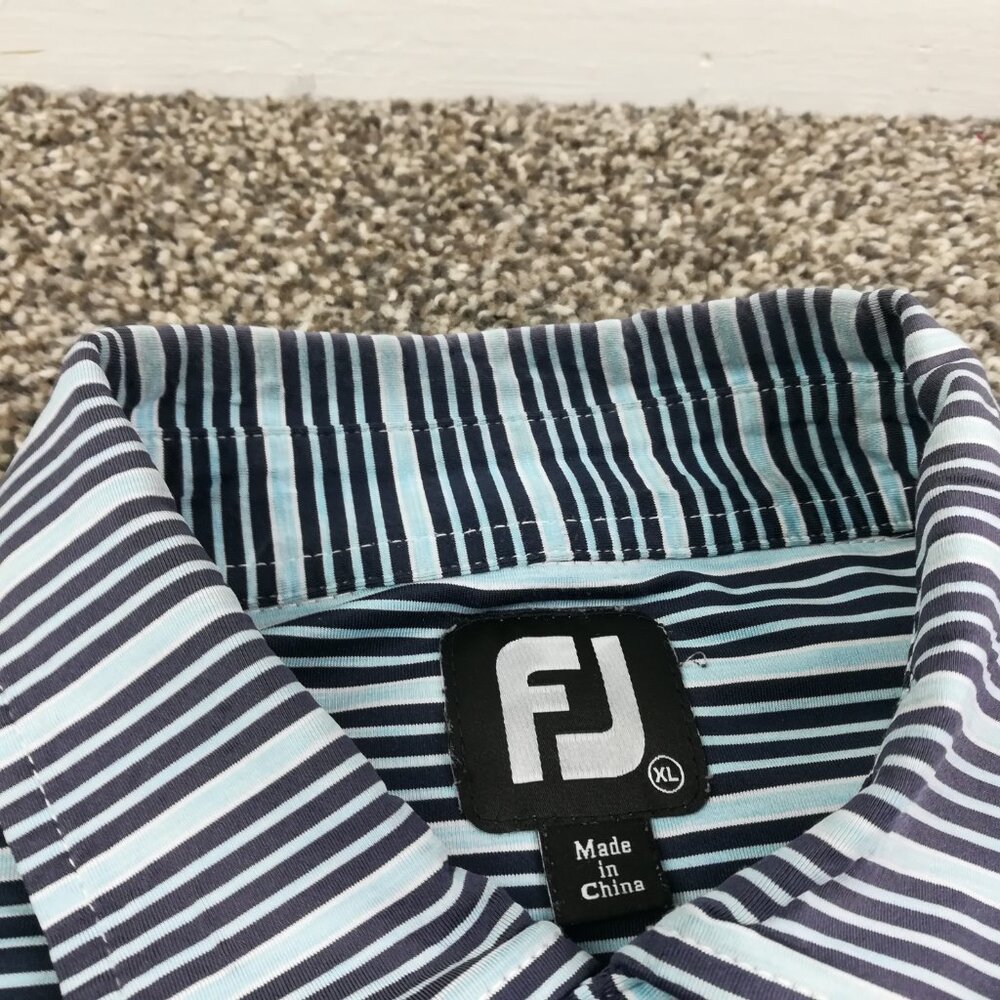 Kiawah Island Ocean Course Polo Shirt FootJoy Performance Striped Mens XL - Picture 4 of 11